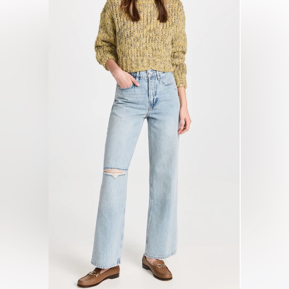 Frame high n tight wide leg